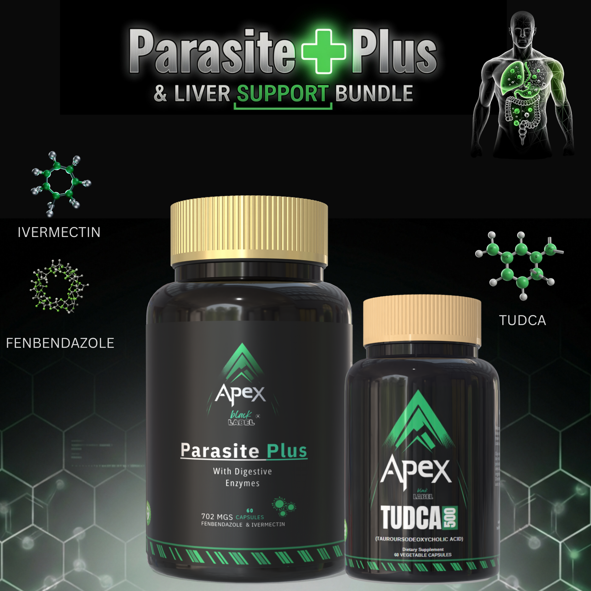 Parasite Plus & TUDCA Bundle €84.00